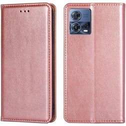 Mobigear Wallet Motorola Edge 30 Fusion Hoesje Bookcase Portemonnee - Roségoud