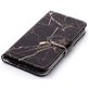 Mobigear Marble iPhone XS Hoesje Bookcase Portemonnee - Zwart