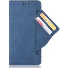 Mobigear Slide Wallet Samsung Galaxy Note 20 Ultra Hoesje Bookcase Portemonnee - Blauw