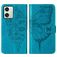 Mobigear Butterfly Motorola Moto G54 Hoesje Bookcase Portemonnee - Blauw