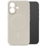 My Style Protective Flex iPhone 16 MagSafe Hoesje Flexibel TPU Backcover - Antique White