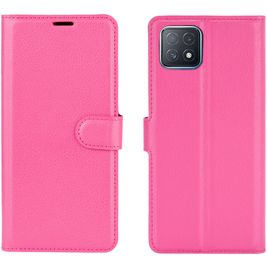 Mobigear Classic OPPO A73 5G Hoesje Bookcase Portemonnee - Magenta