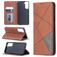 Mobigear Rhombus Slim Samsung Galaxy S21 Hoesje Bookcase - Bruin