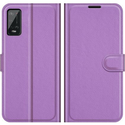 Mobigear Classic Wiko Power U20 Hoesje Bookcase Portemonnee - Paars