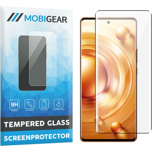 Mobigear Premium Vivo X80 Pro Glazen Screenprotector - Case Friendly - Zwart