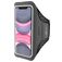 Mobiparts Comfort Fit Telefoonhouder Hardlopen iPhone 11 Sport Hoesje Neopreen Sportarmband - Zwart