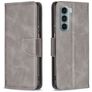Mobigear Excellent Motorola Moto G200 5G Hoesje Bookcase Portemonnee - Grijs