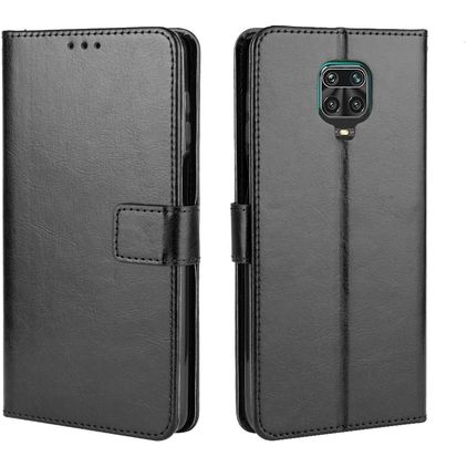 Mobigear Wallet Xiaomi Redmi Note 9S Hoesje Bookcase Portemonnee - Zwart