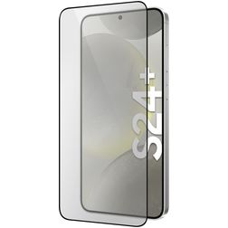 Mobiparts Regular Samsung Galaxy S24 Plus Glazen Screenprotector - Case Friendly - Zwart