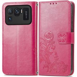 Mobigear Clover Xiaomi Mi 11 Ultra Hoesje Bookcase Portemonnee - Magenta