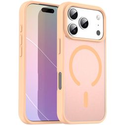 Mobigear Shockproof iPhone 17 Pro MagSafe Hoesje Hardcase Backcover - Rouge Powder