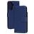 Mobiparts Samsung Galaxy A36 Hoesje Echt Leer Bookcase Portemonnee - Blauw