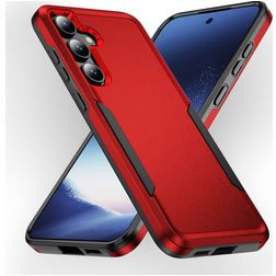 Mobigear Heavy Armor Samsung Galaxy S24 Hoesje Hardcase Backcover Shockproof - Rood