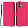Mobigear Urban Wallet iPhone 16 Plus Hoesje Bookcase Portemonnee - Magenta
