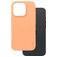 CARE by PanzerGlass Fashionable iPhone 16 Pro Siliconen MagSafe Hoesje Backcover - Peachy