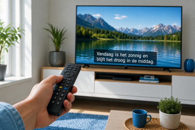 Ondertiteling tv aanzetten? Zo doe je dat!