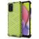 Mobigear Honeycomb Samsung Galaxy A03s Hoesje Hardcase Backcover Shockproof - Groen