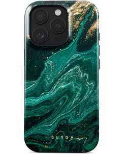 Burga Tough iPhone 16 Pro Max Hoesje Hardcase Backcover Shockproof - Emerald Pool