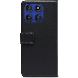 Mobilize Classic Gelly Motorola Edge 60 Pro Hoesje Bookcase Portemonnee - Zwart