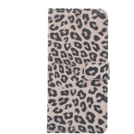 Mobigear Leopard Samsung Galaxy S20 Hoesje Bookcase Portemonnee - Bruin
