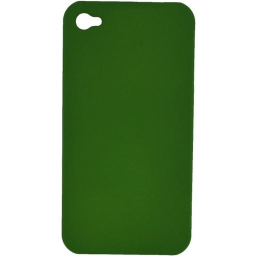 Xccess Rubber iPhone 4 Siliconen Hoesje Backcover - Groen