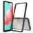 Mobigear Crystal Samsung Galaxy A32 5G Hoesje Hardcase Backcover - Transparant / Zwart