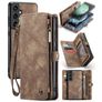 Caseme 008 Samsung Galaxy S23 FE Hoesje Uitneembare 2in1 Bookcase Portemonnee - Bruin