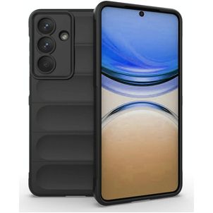 Mobigear Bumpy Samsung Galaxy S26 Plus Hoesje Flexibel TPU Backcover - Zwart