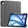 Mobigear Tri-Fold iPad Air 13 Inch (2024) Hoes Bookcase + Stylus Houder - Grijs