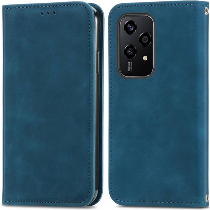 Mobigear Retro Slim HONOR 200 Lite Hoesje Bookcase Portemonnee - Blauw
