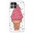 Mobigear Design iPhone 12 Mini Hoesje Flexibel TPU Backcover - Ice Cream
