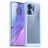 Mobigear Crystal Motorola Edge 40 Hoesje Hardcase Backcover - Transparant / Blauw