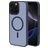 Mobiparts Hardcover iPhone 16 Pro Max MagSafe Hoesje Hardcase Backcover - Satin Blue