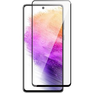 Mobigear Premium Samsung Galaxy A73 Glazen Screenprotector - Case Friendly - Zwart