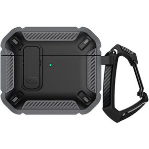 Mobigear Armor Clip Apple AirPods 4 Hardcase Hoesje - Zwart