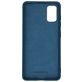 Mobiparts Samsung Galaxy A41 Siliconen Hoesje Backcover - Blueberry Blue