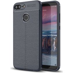 Mobigear Luxury HONOR 10 Lite Hoesje Flexibel TPU Backcover - Marineblauw