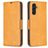 Mobigear Excellent Samsung Galaxy S25 FE Hoesje Bookcase Portemonnee - Geel