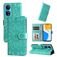 Mobigear Sunflower HONOR X7 Hoesje Bookcase Portemonnee - Groen