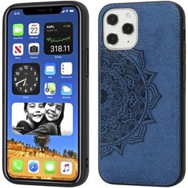 Mobigear Mandala iPhone 12 Pro Max Hoesje Hardcase Backcover - Blauw