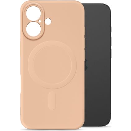 My Style Protective Flex iPhone 16 MagSafe Hoesje Flexibel TPU Backcover - Soft Pink