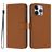 Mobigear Urban Wallet iPhone 16 Pro Max Hoesje Bookcase Portemonnee - Bruin