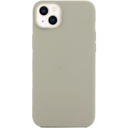 Mobigear Colors iPhone 14 Plus Hoesje Flexibel TPU Backcover - Grijs