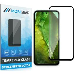 Mobigear Premium Google Pixel 8a Glazen Screenprotector - Case Friendly - Zwart