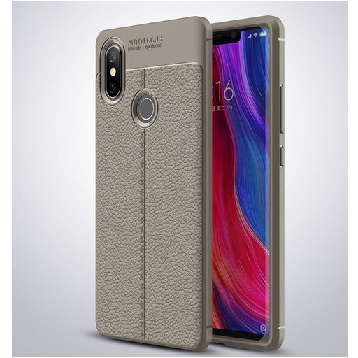 Mobigear Luxury Xiaomi Mi 8 SE Hoesje Flexibel TPU Backcover - Grijs