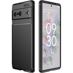 Mobigear Racing Google Pixel 7 Hoesje Flexibel TPU Backcover - Zwart