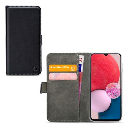 Mobilize Classic Gelly Wallet Samsung Galaxy A13 4G Hoesje Bookcase Portemonnee - Zwart