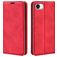 Mobigear Retro Slim iPhone 17e Hoesje Bookcase Portemonnee - Rood