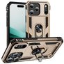 Mobigear Armor Ring iPhone 18 Pro Hoesje Hardcase Backcover Shockproof met Ringhouder - Goud