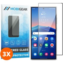 Mobigear Premium Samsung Galaxy S24 Ultra Glazen Screenprotector - Case Friendly (3-Pack)